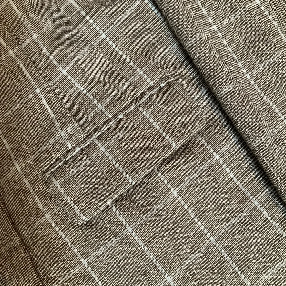 A New Day Brown Plaid Blazer 10 Officecore Cottagecore Fall Electic Grandpa